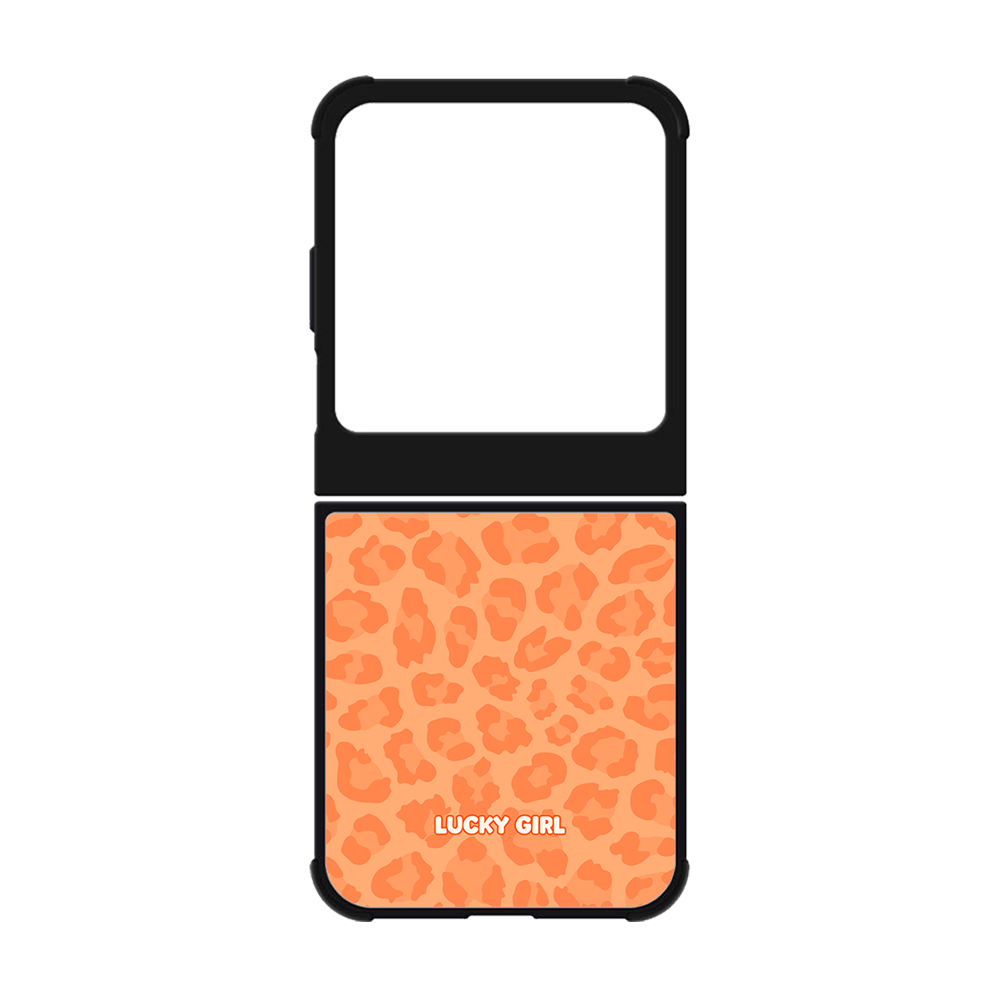 Tangerine Leopard Phone Case