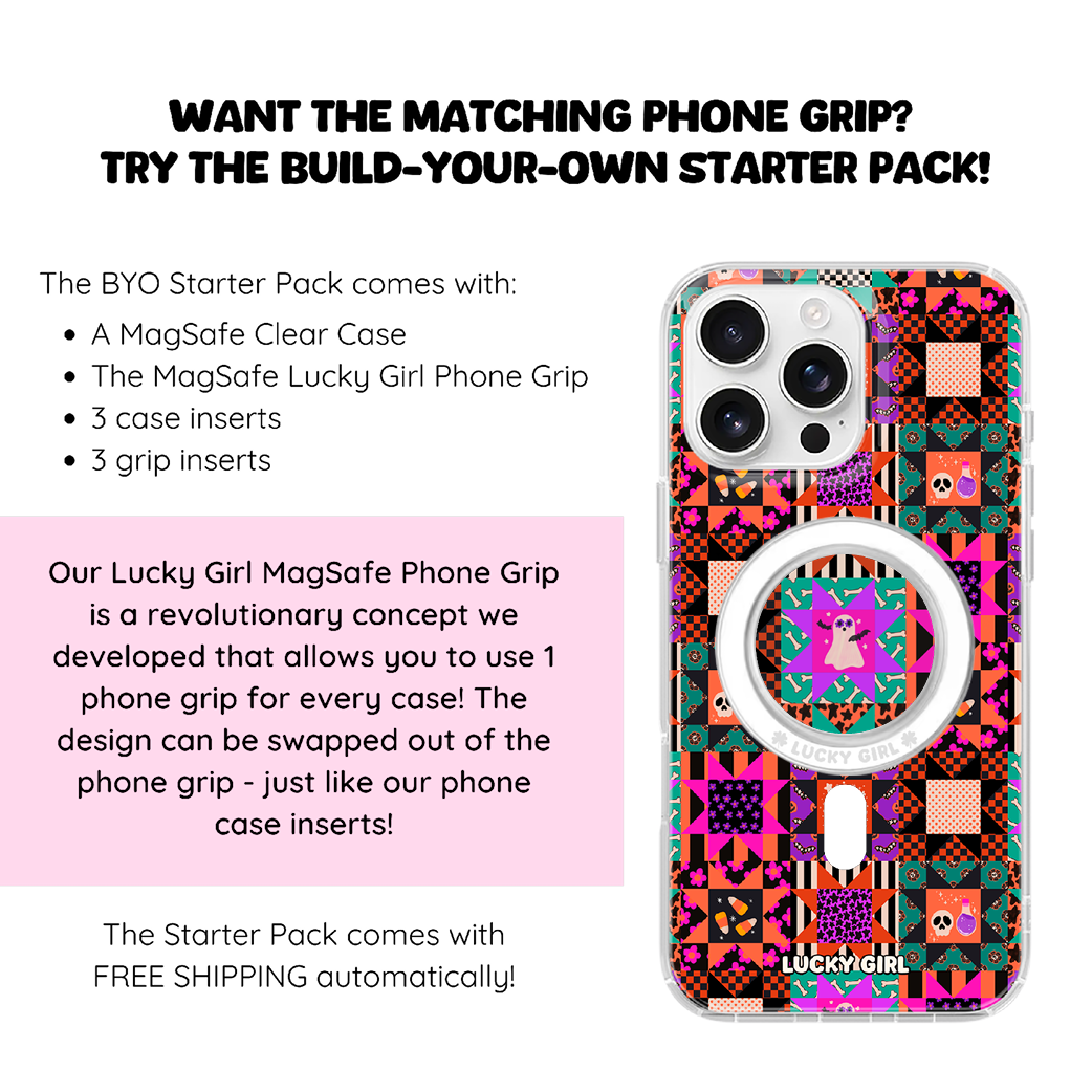 Patchwork Fright Clear Case Insert iPhone 17