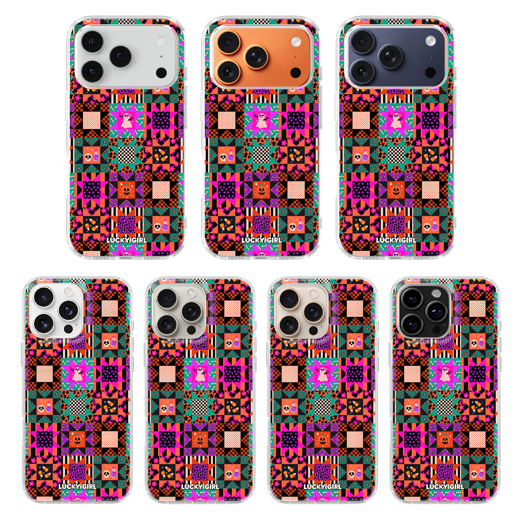 Patchwork Fright Clear Case Insert iPhone 17