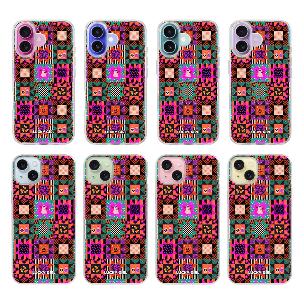 Patchwork Fright Clear Case Insert iPhone 17