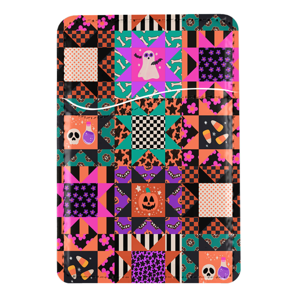 Patchwork Fright MagSafe Card Holder