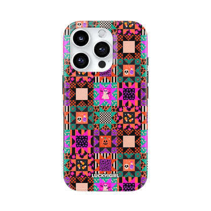 Patchwork Fright Phone Case iPhone 17 / Yes