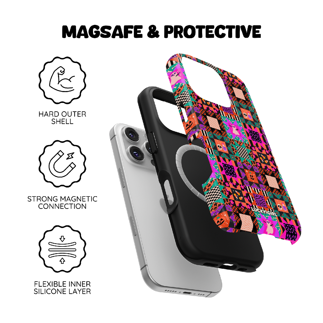 Patchwork Fright Phone Case iPhone 17 / Yes