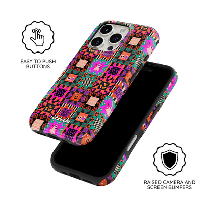 Patchwork Fright Phone Case iPhone 17 / Yes