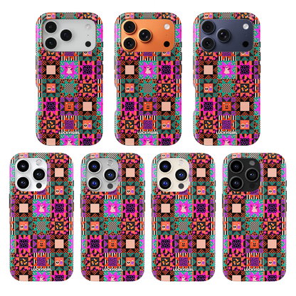 Patchwork Fright Phone Case iPhone 17 / Yes