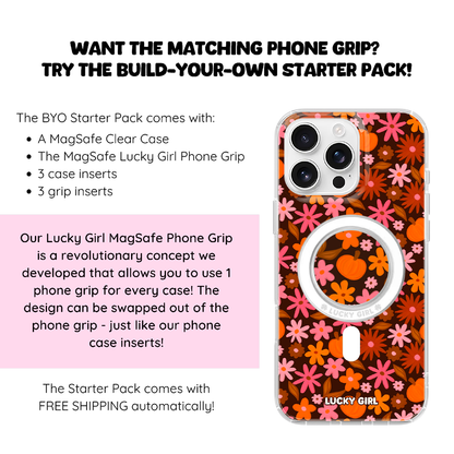 Petals & Pumpkins Clear Case Insert iPhone 17