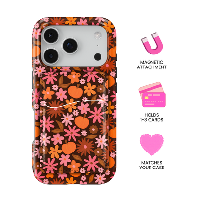Petals & Pumpkins MagSafe Card Holder
