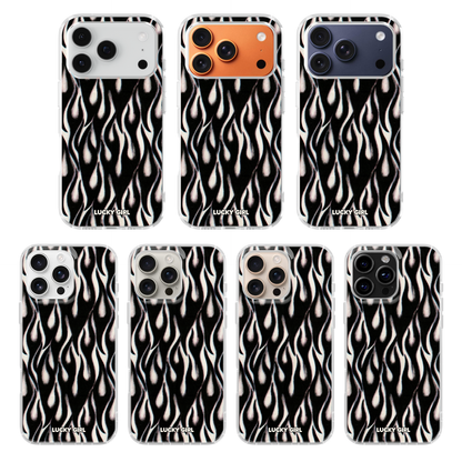 Phantom Flames Clear Case Insert iPhone 17