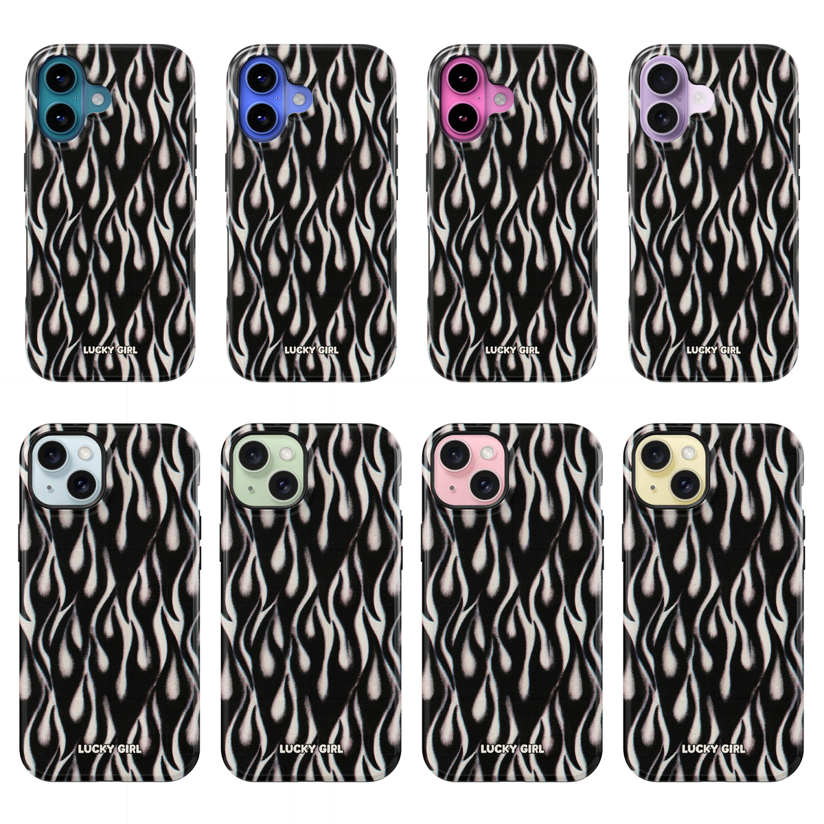 Phantom Flames Phone Case iPhone 17 / Yes