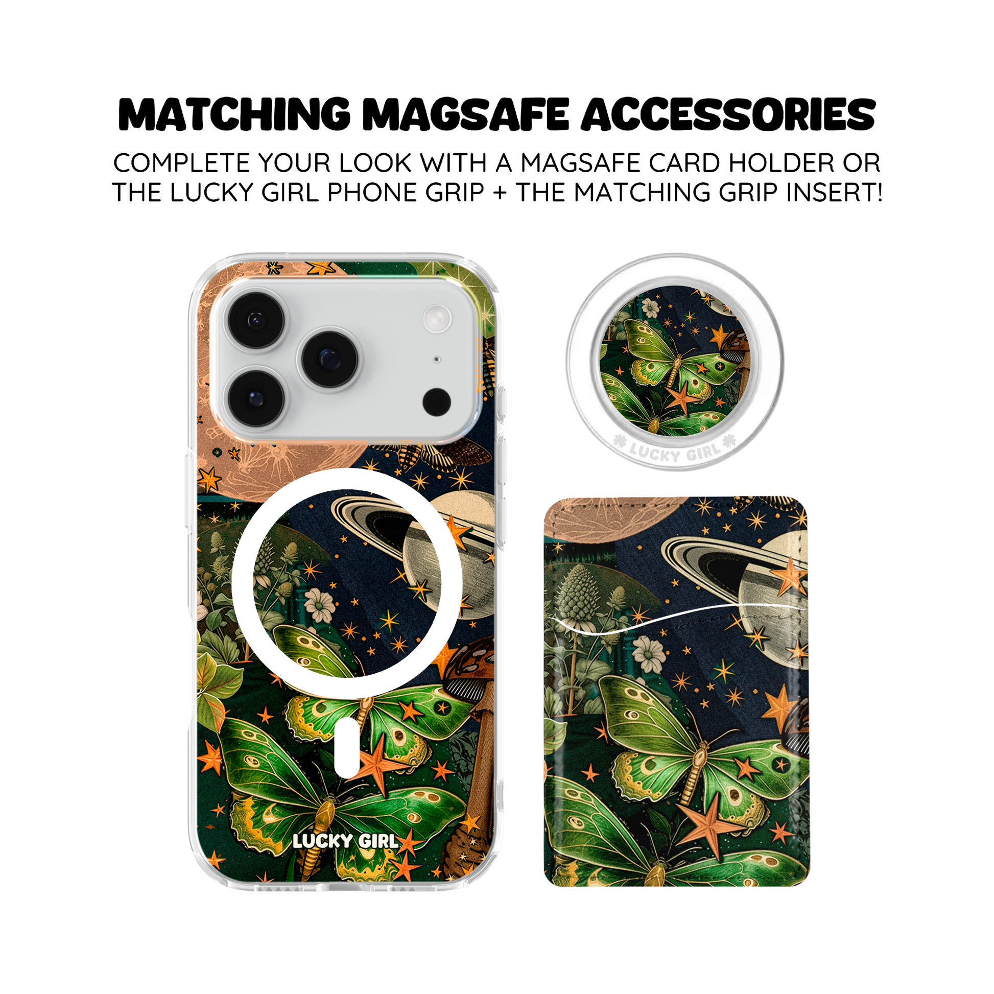 Planetary Alignment Clear Case Insert iPhone 17