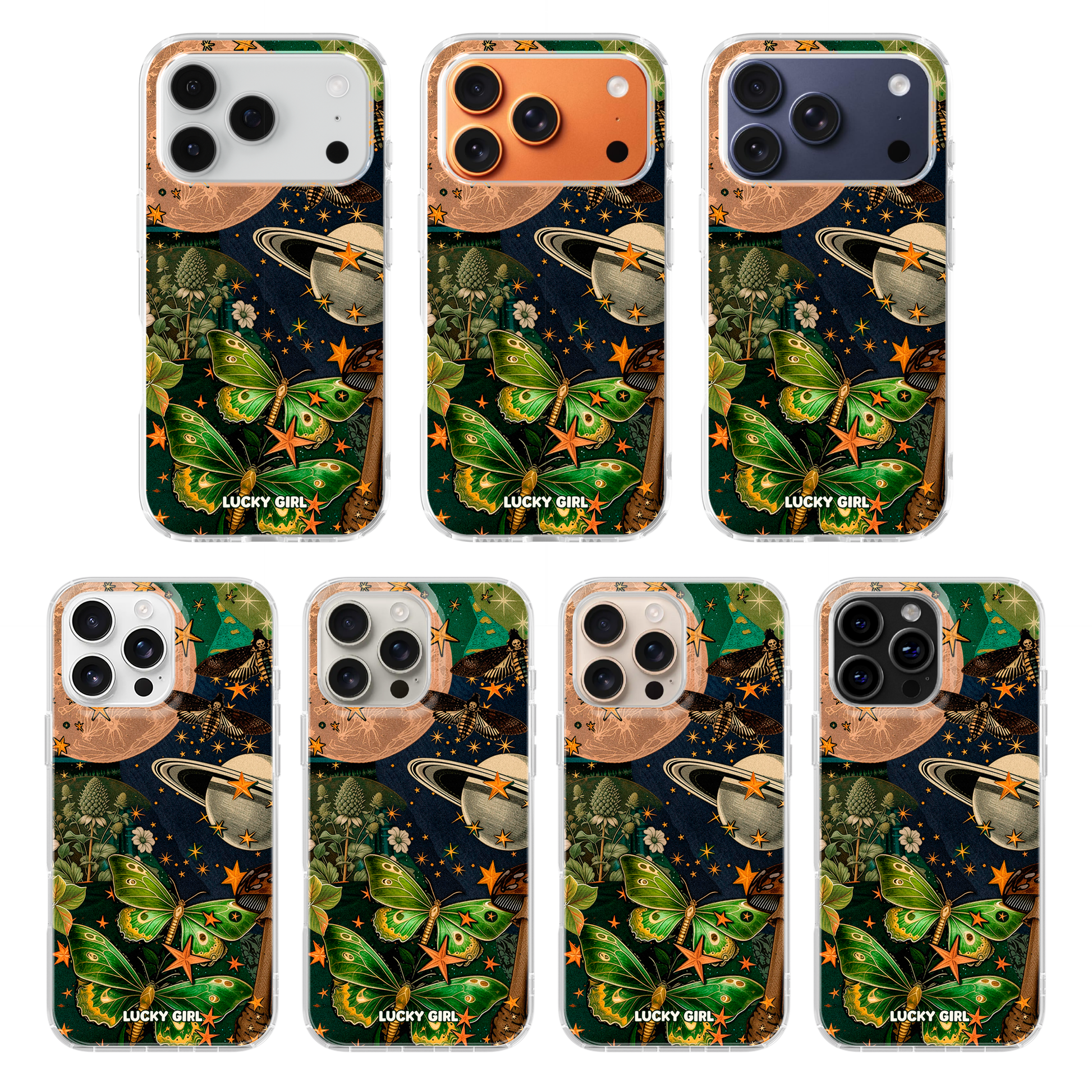 Planetary Alignment Clear Case Insert iPhone 17