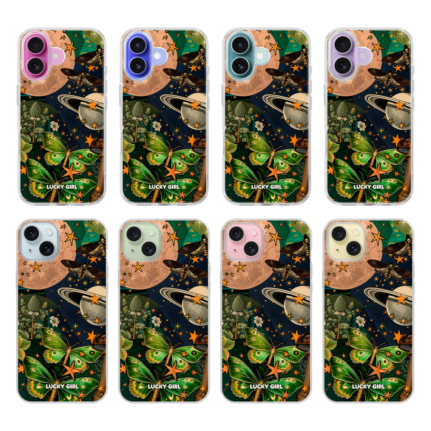 Planetary Alignment Clear Case Insert iPhone 17