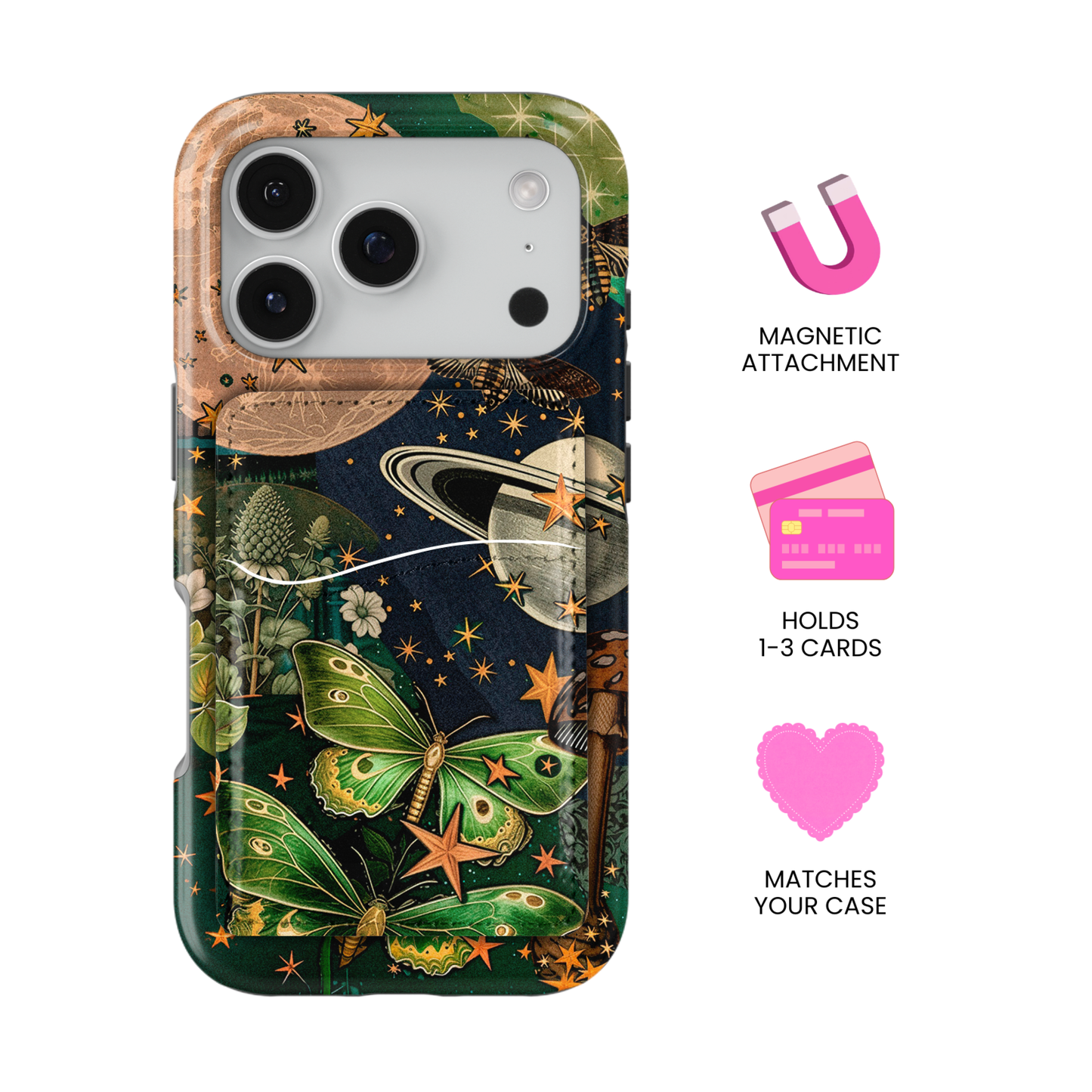 Planetary Alignment MagSafe Card Holder