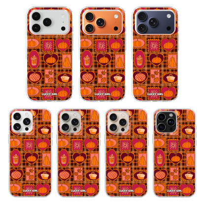 Pumpkin Postage Clear Case Insert iPhone 17