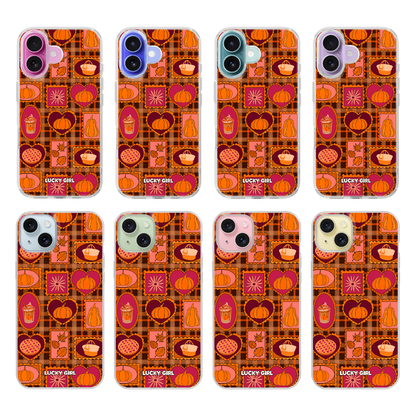 Pumpkin Postage Clear Case Insert iPhone 17