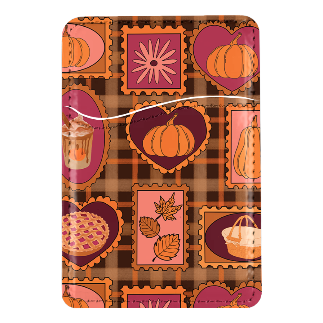 Pumpkin Postage MagSafe Card Holder