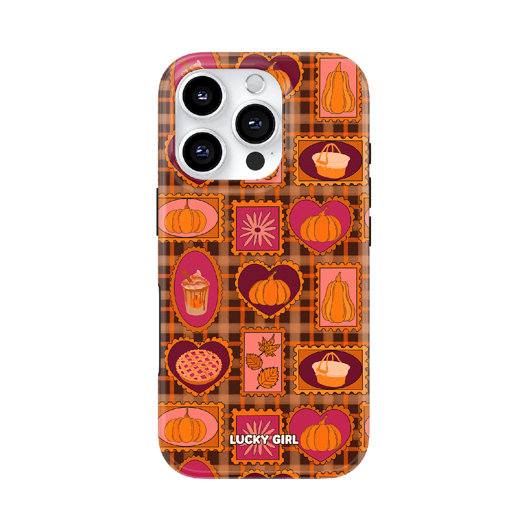 Pumpkin Postage Phone Case iPhone 17 / Yes
