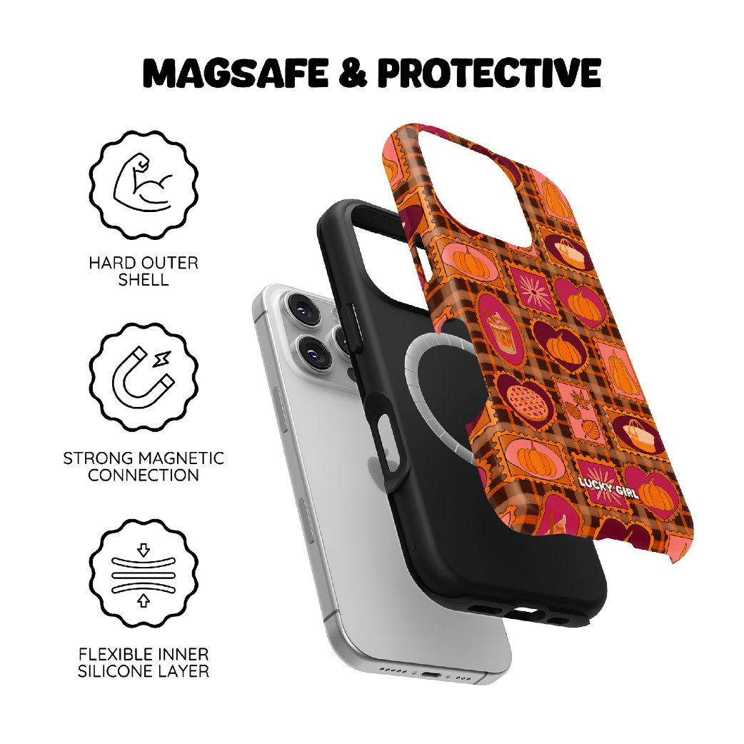 Pumpkin Postage Phone Case iPhone 17 / Yes