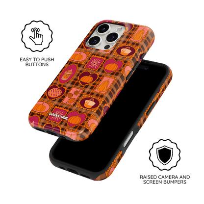 Pumpkin Postage Phone Case iPhone 17 / Yes