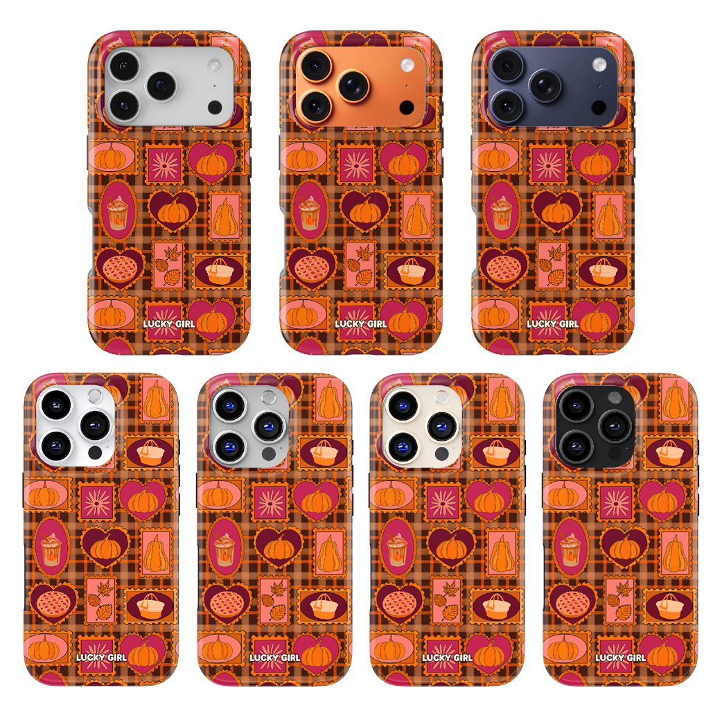 Pumpkin Postage Phone Case iPhone 17 / Yes