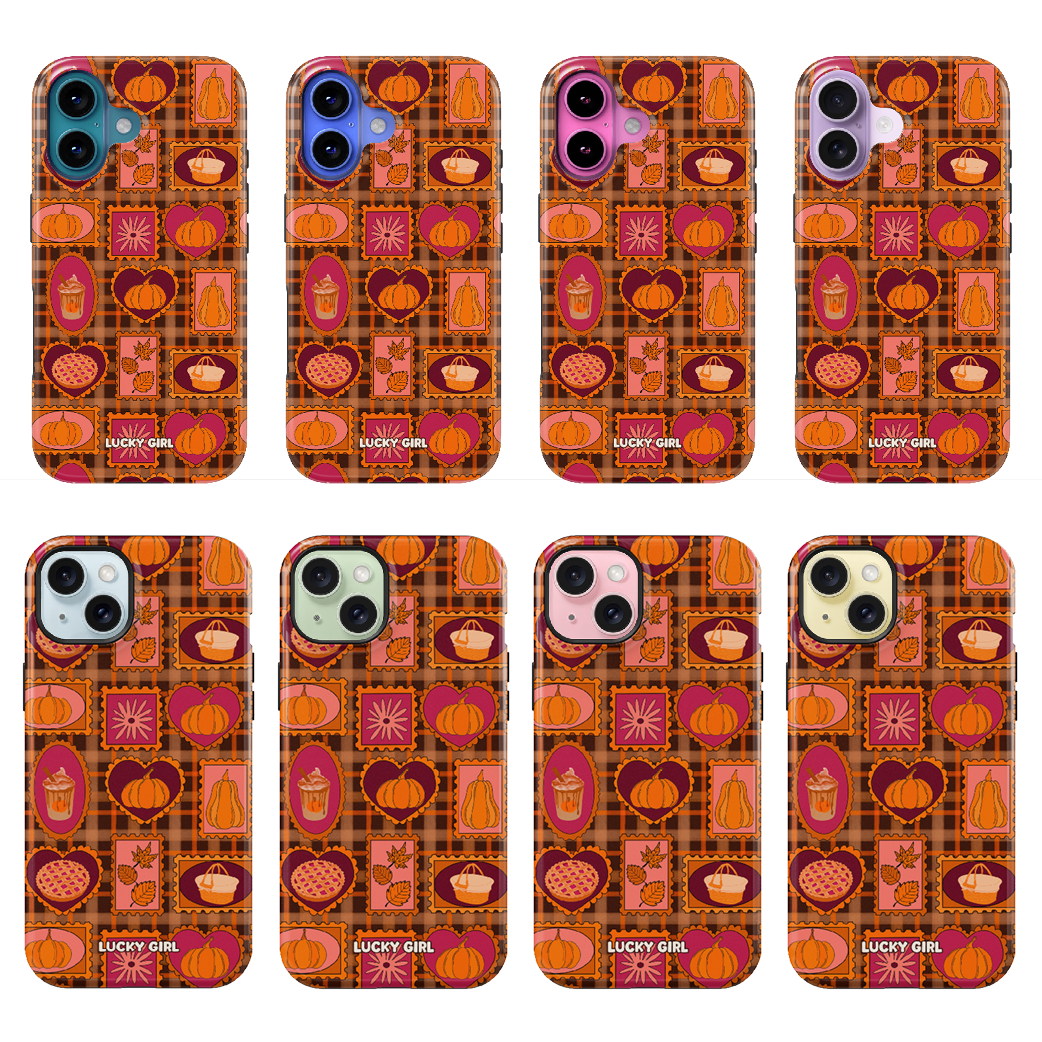 Pumpkin Postage Phone Case iPhone 17 / Yes