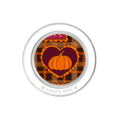 Pumpkin Postage Phone Grip Insert Standard