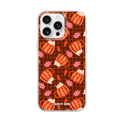 Pumpkin Spice Clear Case Insert iPhone 17