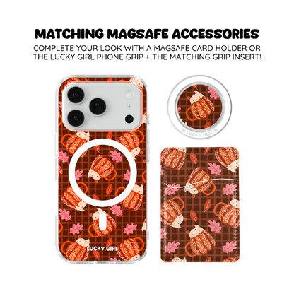 Pumpkin Spice Clear Case Insert iPhone 17
