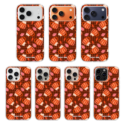 Pumpkin Spice Clear Case Insert iPhone 17