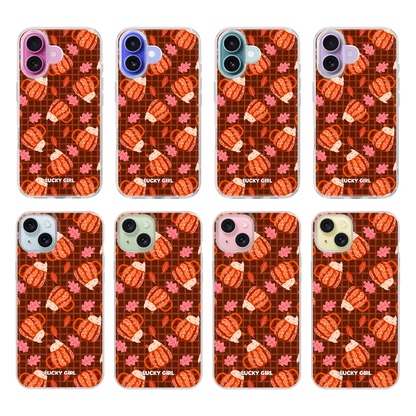 Pumpkin Spice Clear Case Insert iPhone 17