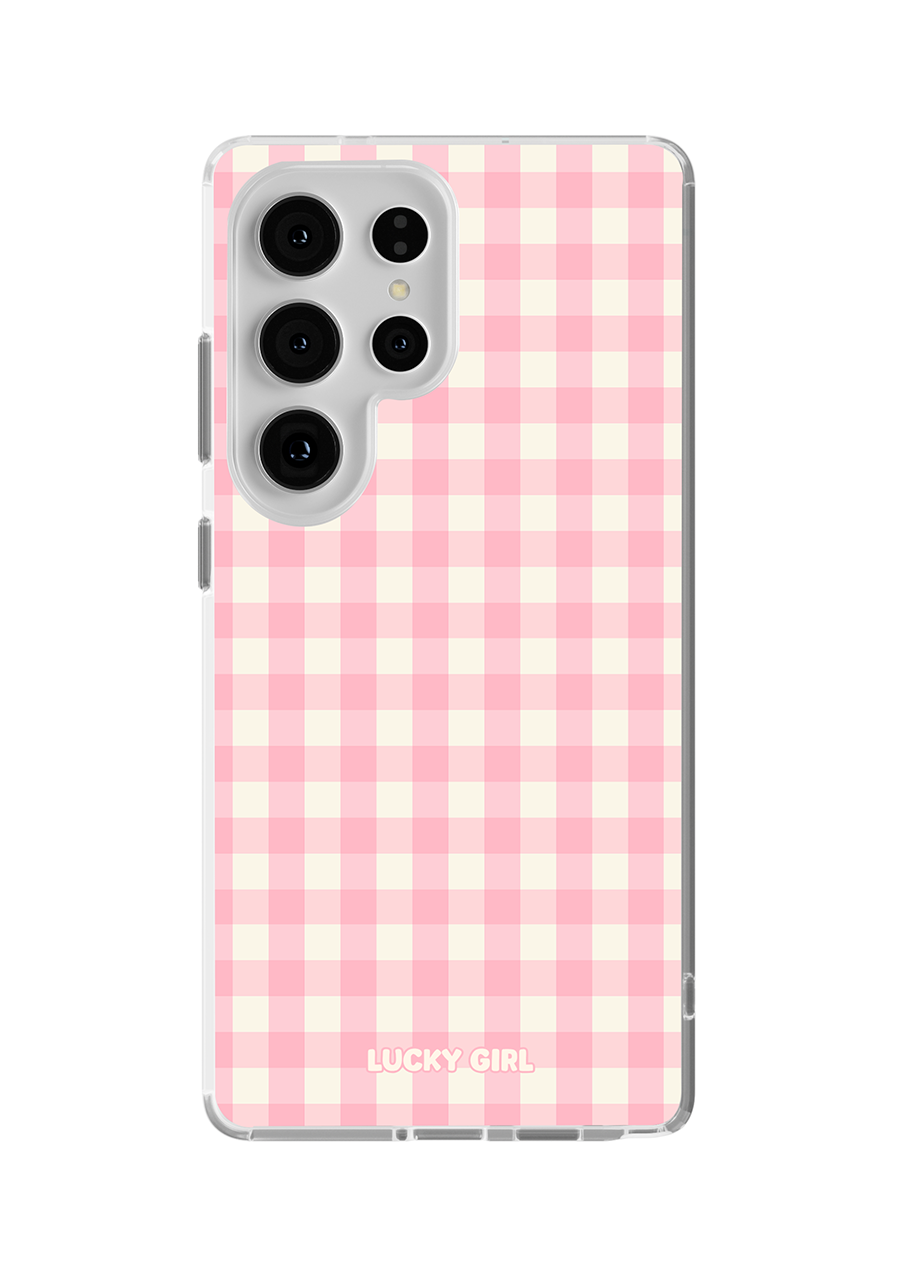 Cupcake Gingham Clear Case Insert