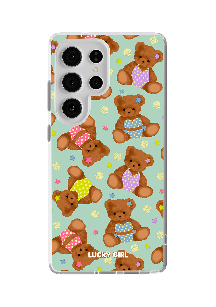 Teddy Beach Clear Case Insert