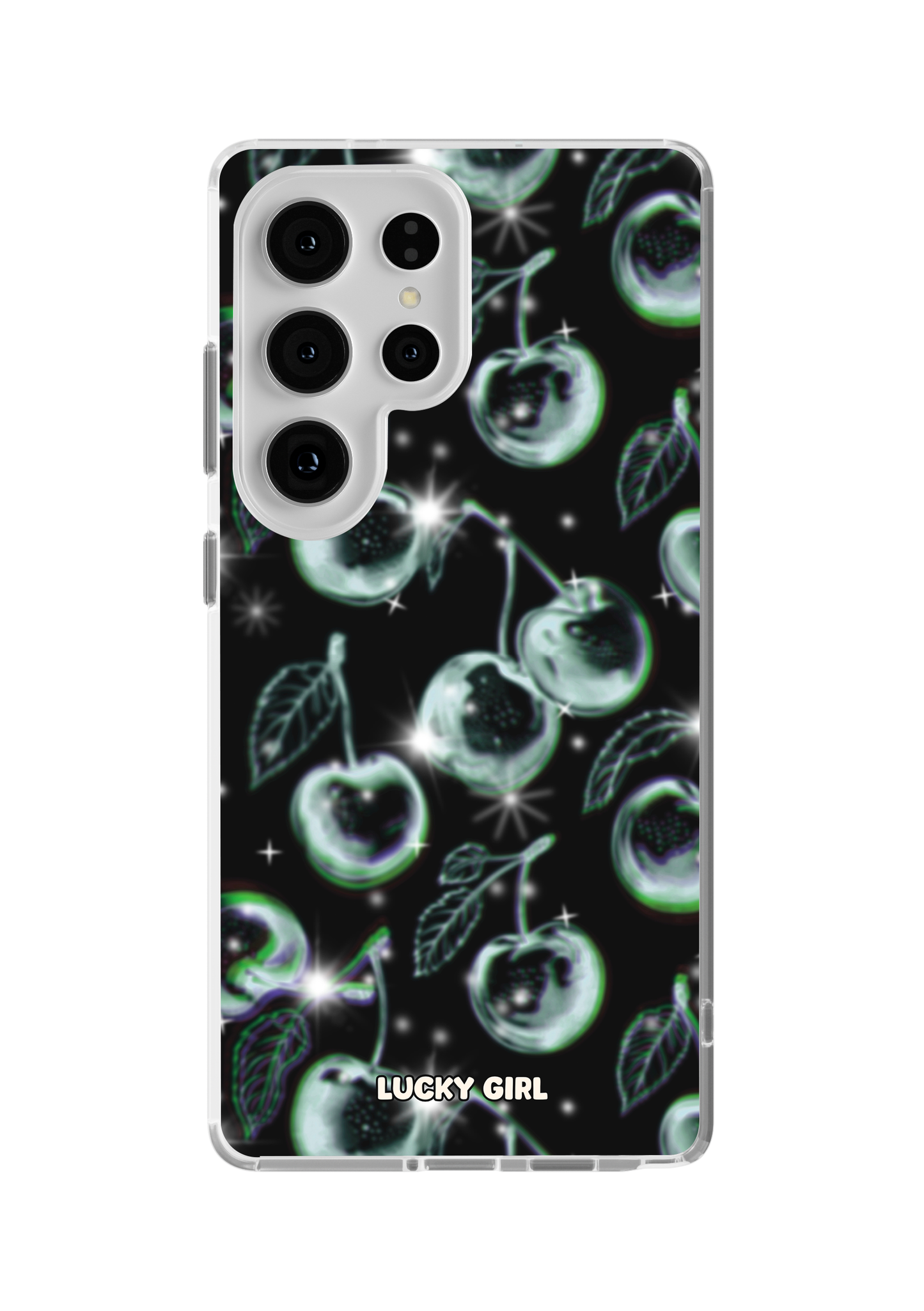 Chrome Cherries Clear Case Insert