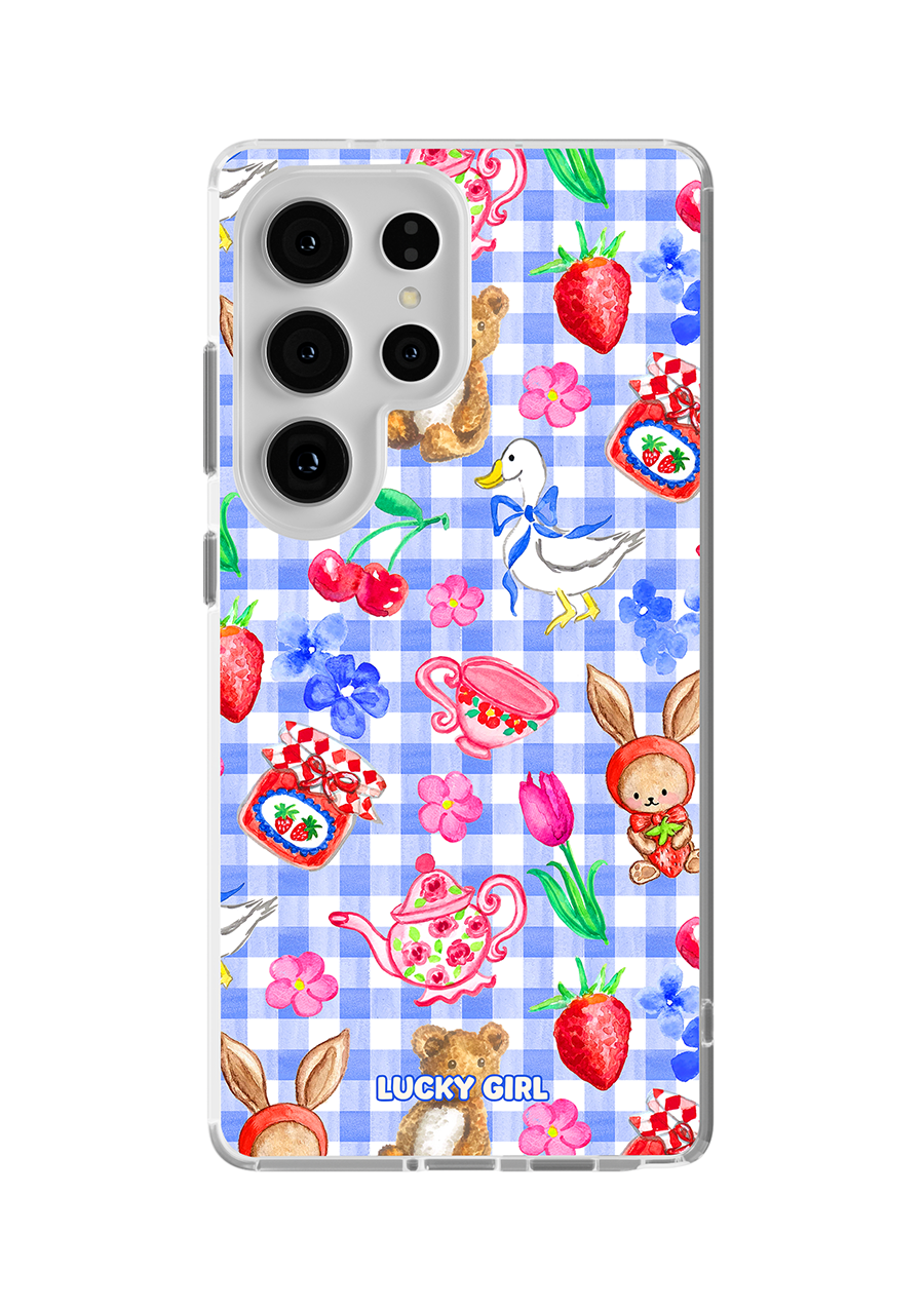 Gingham Goose Clear Case Insert