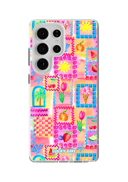 Summer Scrapbook Clear Case Insert