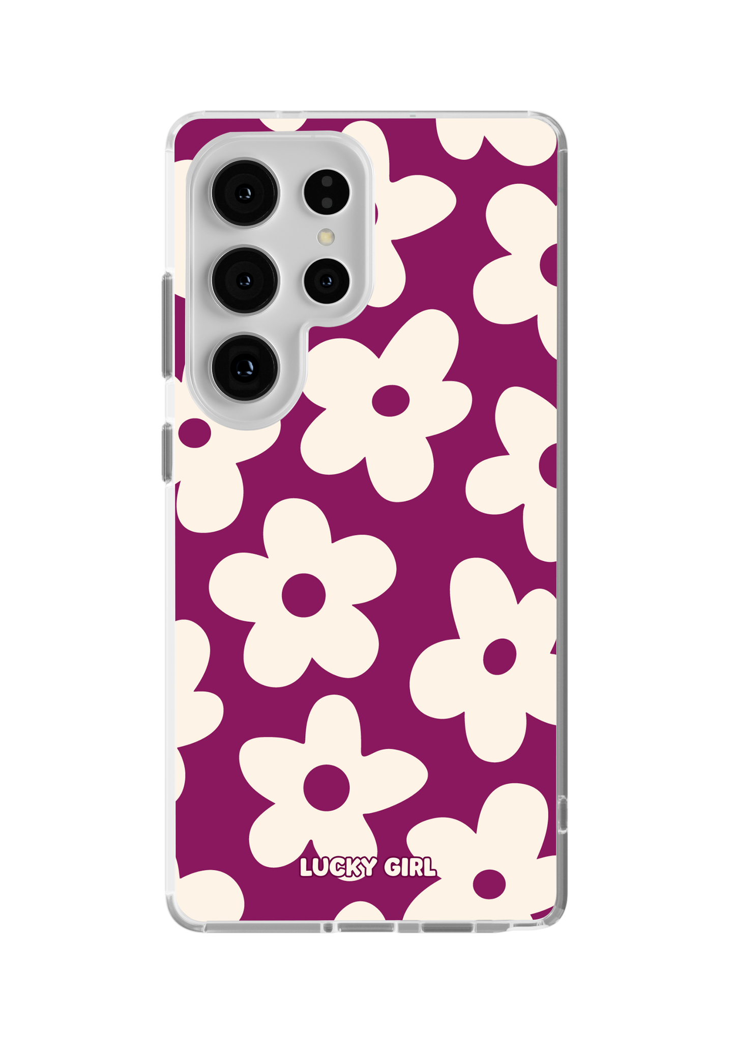 Velvet Big Blooms Clear Case Insert