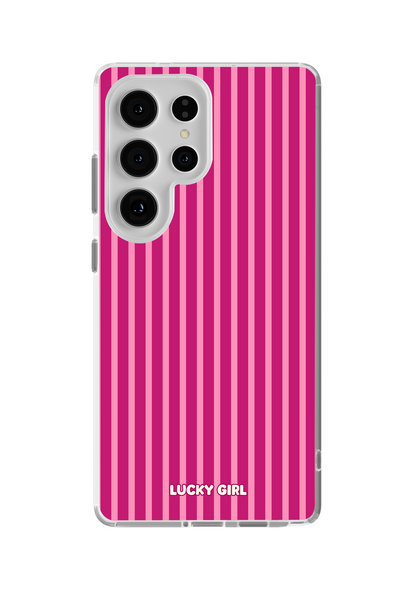 Berry Stripes Clear Case Insert