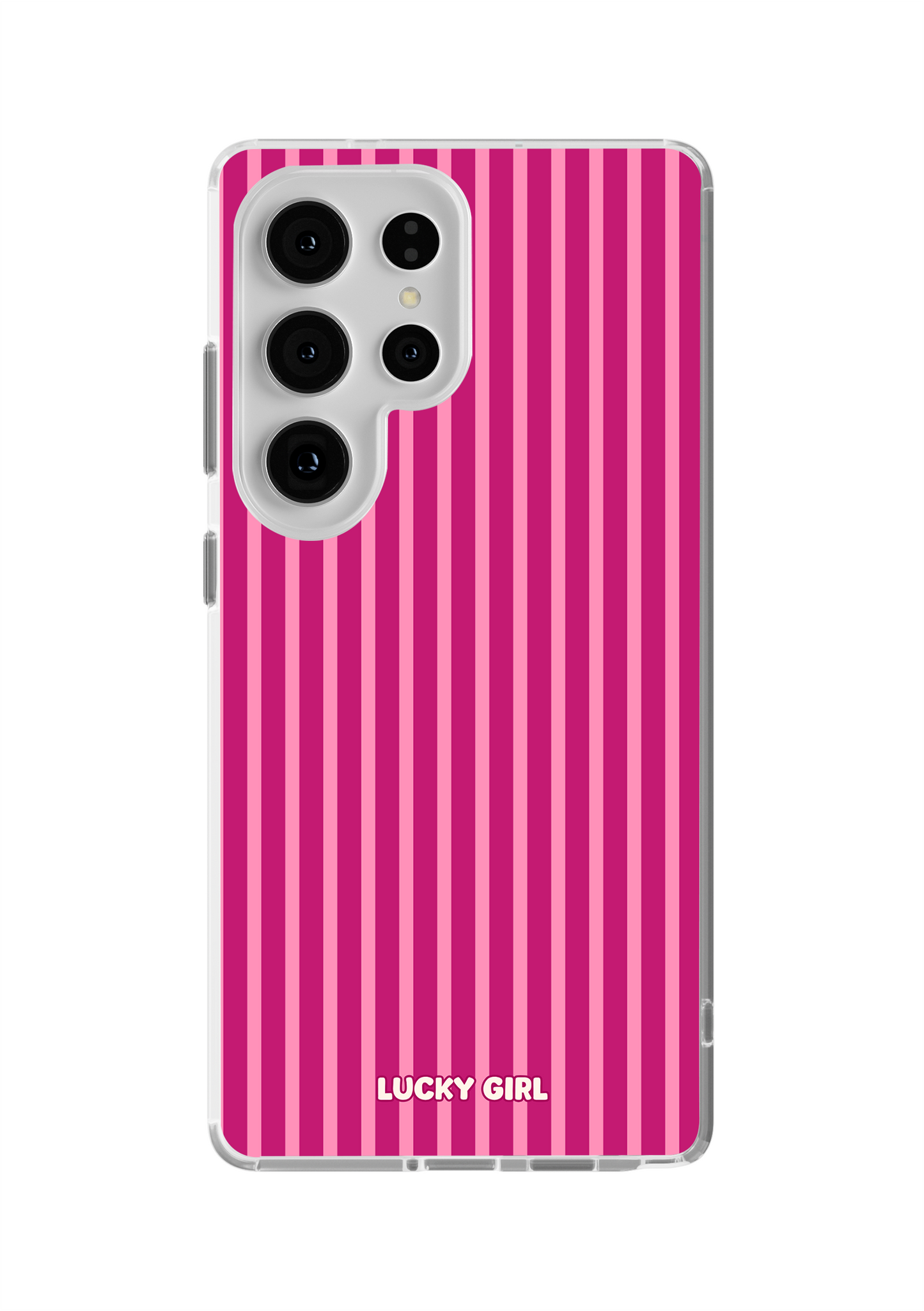 Berry Stripes Clear Case Insert
