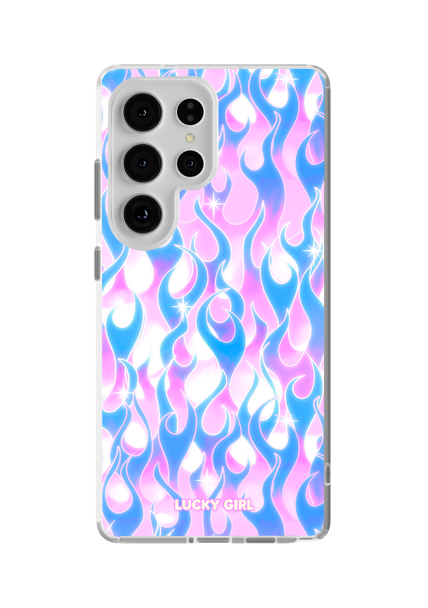 Ultraviolet Flames Clear Case Insert