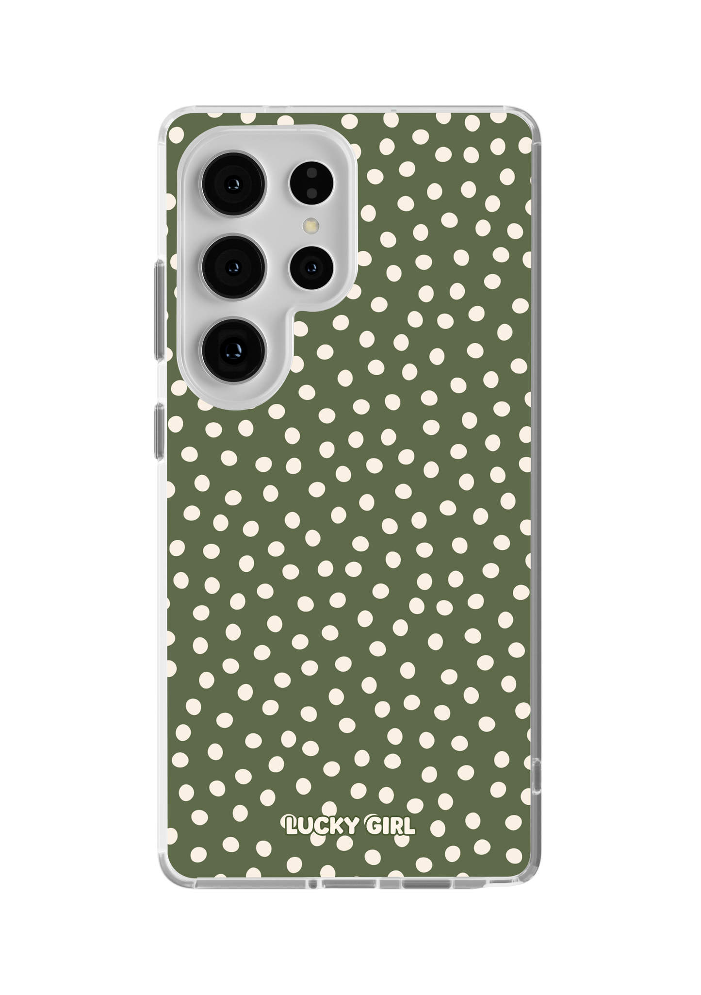 Moss Dots Clear Case Insert