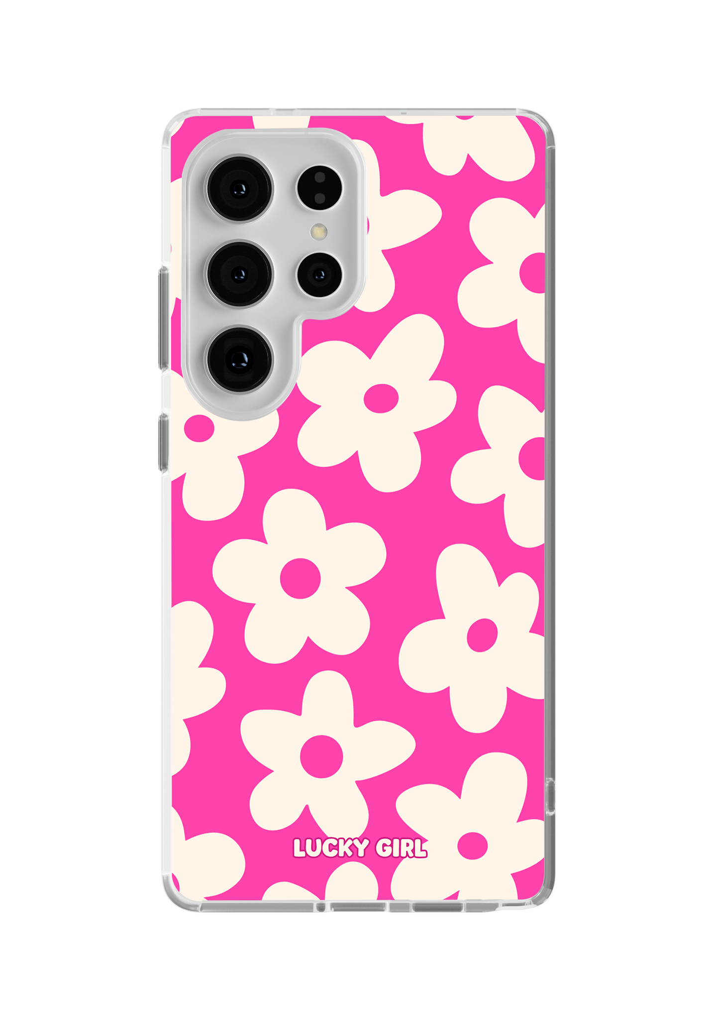 Raspberry Big Blooms Clear Case Insert