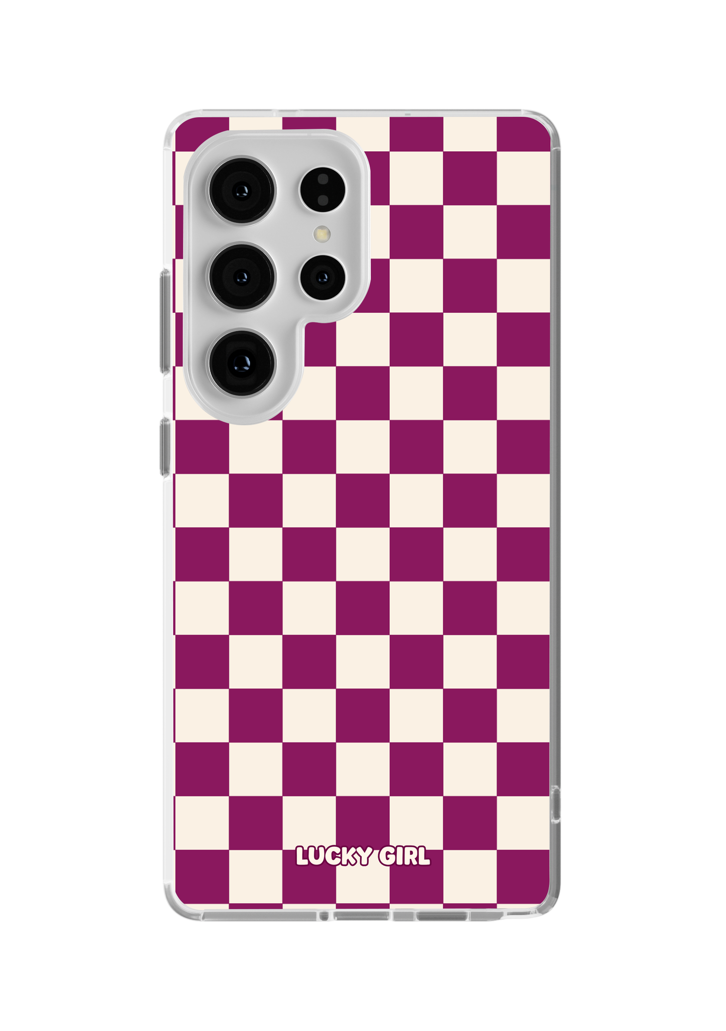 Velvet Checkers II Clear Case Insert
