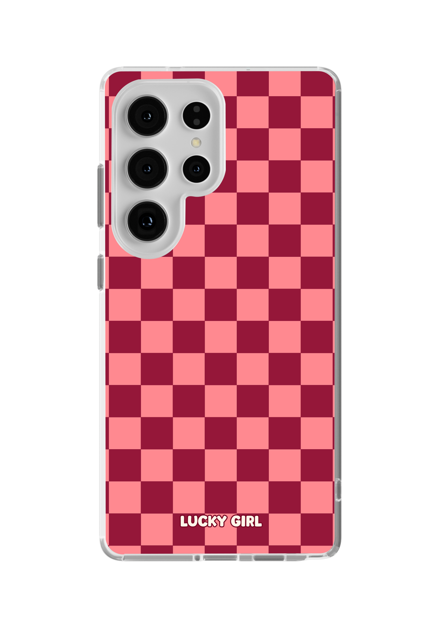 Love Checkers Clear Case Insert