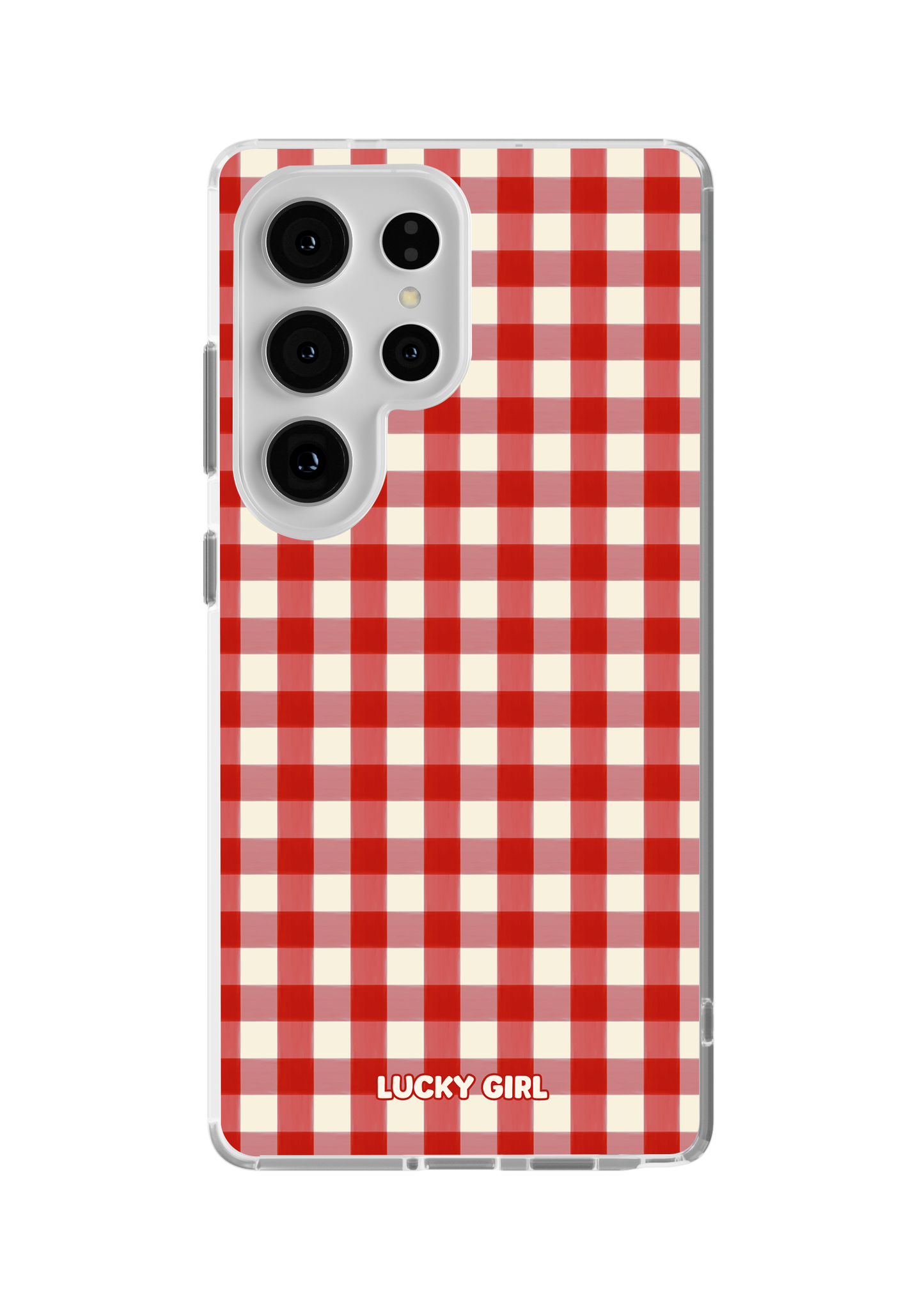 Apple Gingham Clear Case Insert