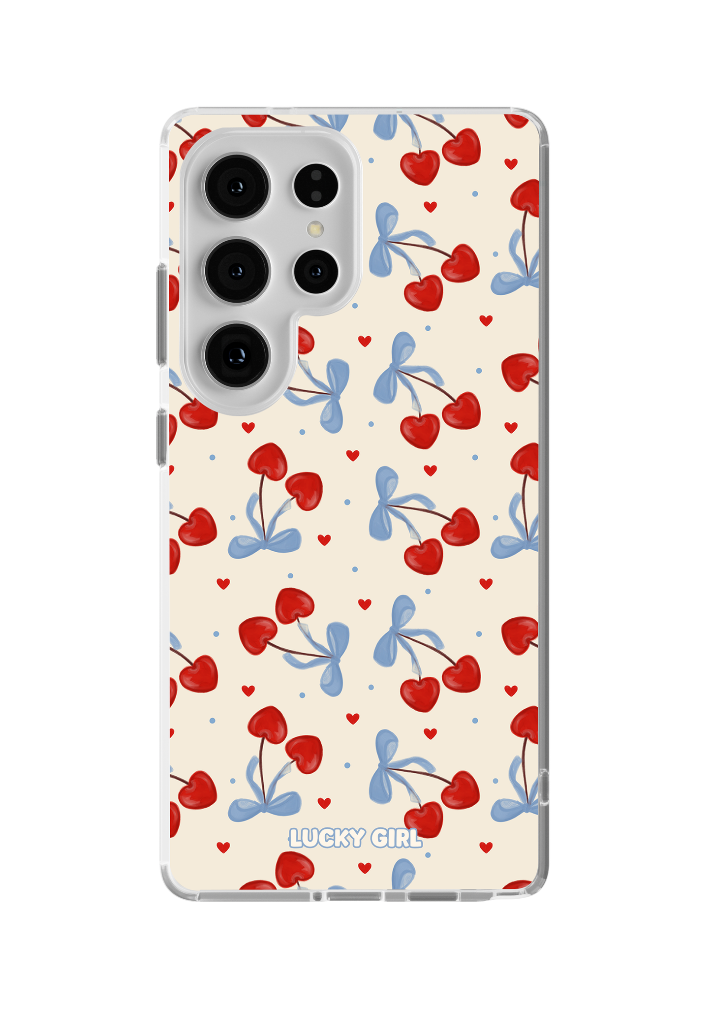 Cherry Cute Clear Case Insert