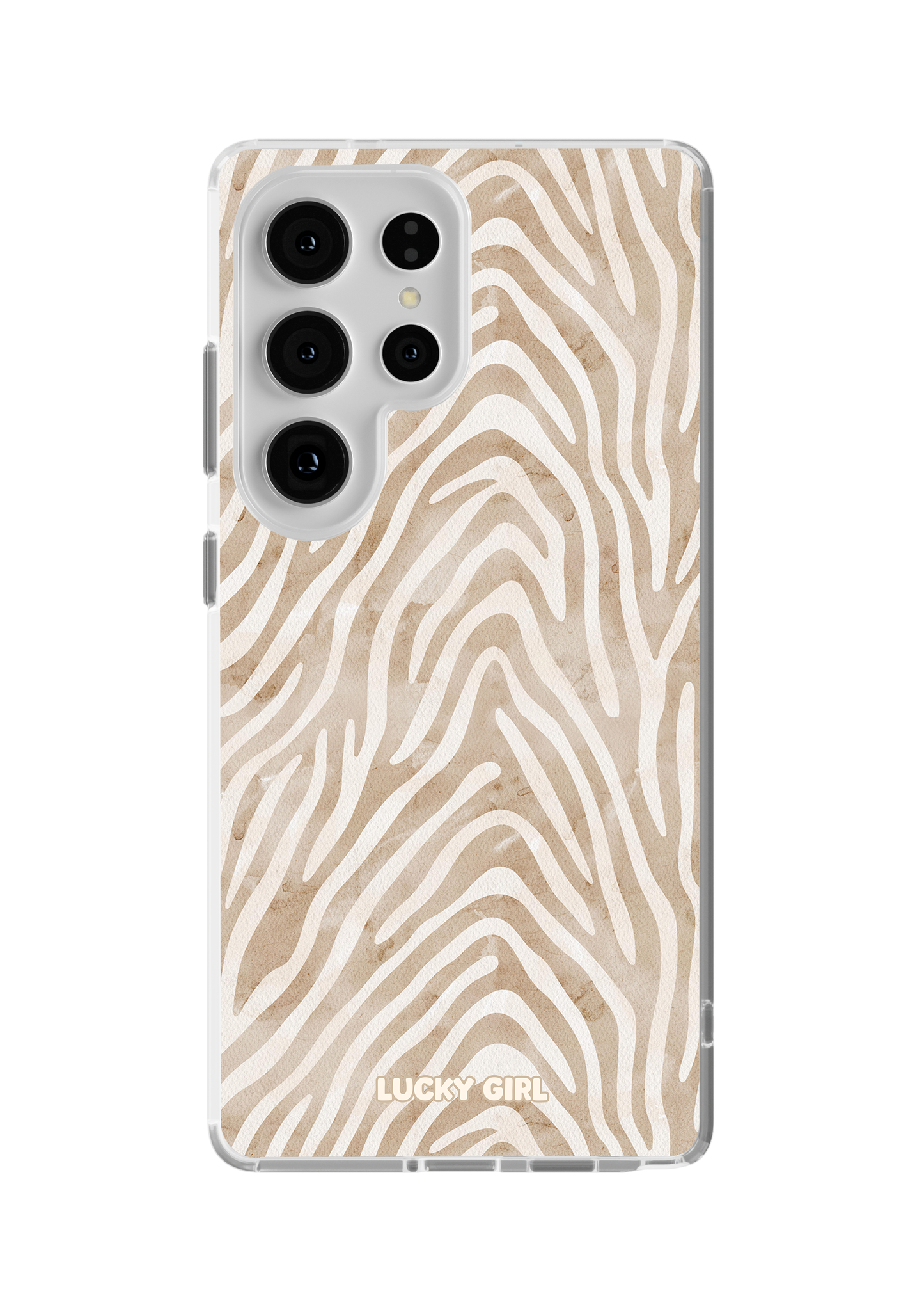 Sandstone Zebra Clear Case Insert