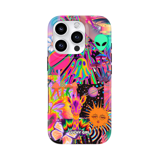 Technicolor Trip Phone Case iPhone 17 / Yes