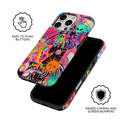 Technicolor Trip Phone Case iPhone 17 / Yes