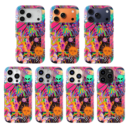 Technicolor Trip Phone Case iPhone 17 / Yes