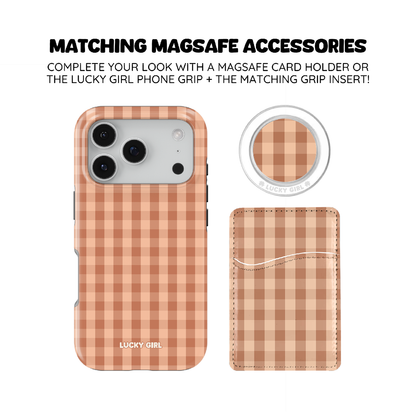 Teddy Gingham Phone Case iPhone 17 / Yes